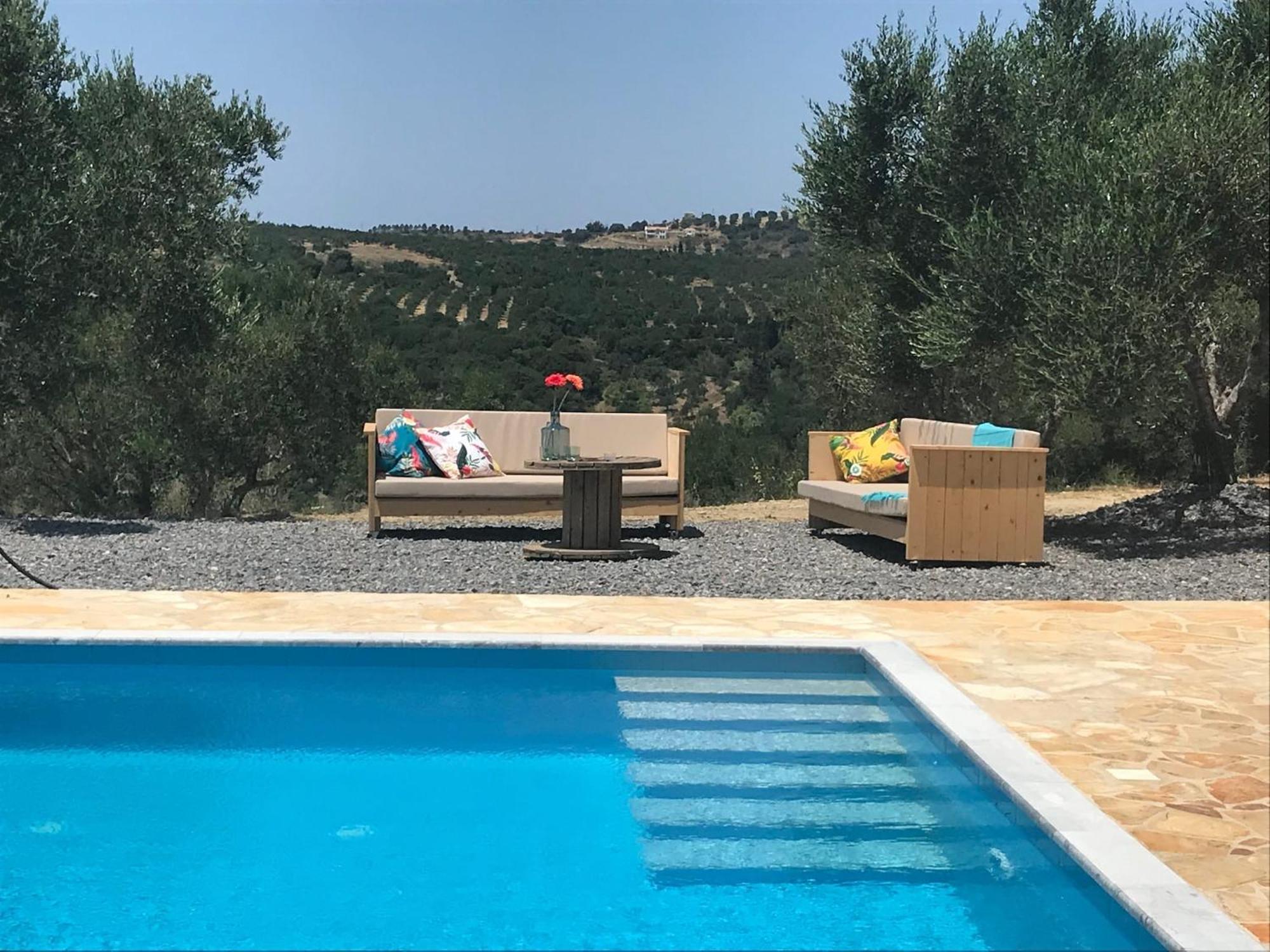 Luxurious Villa In Peloponnese With Swimming Pool Kamária Dış mekan fotoğraf