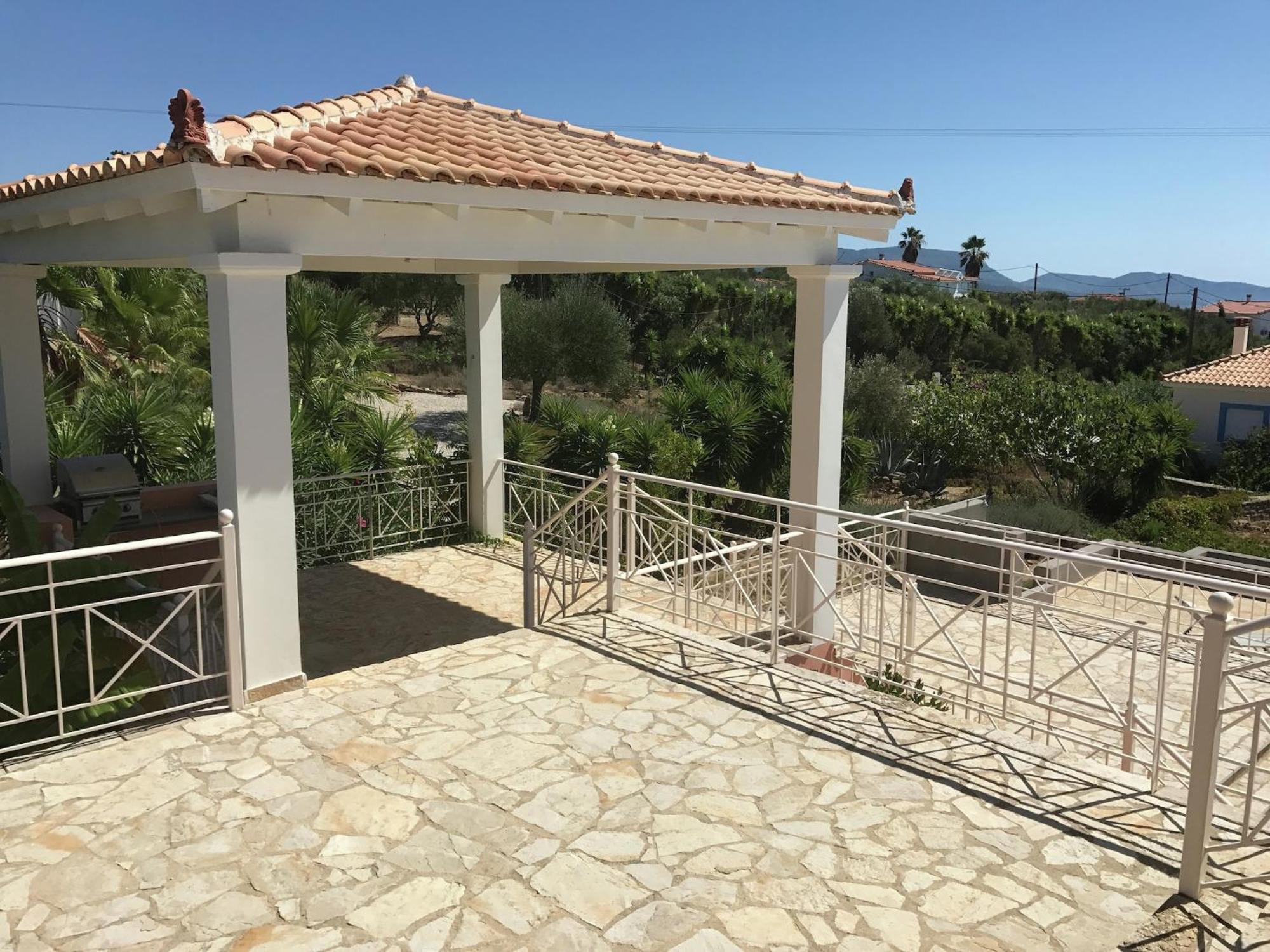 Luxurious Villa In Peloponnese With Swimming Pool Kamária Dış mekan fotoğraf